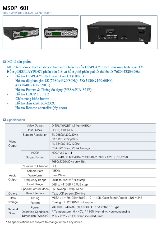 MSDP-601